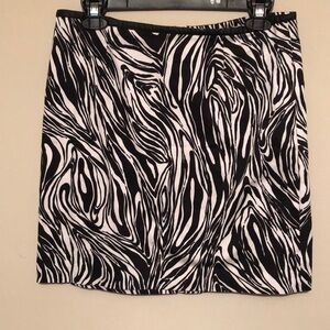 Willi Smith zebra pattern a-line skirt, Sz 8